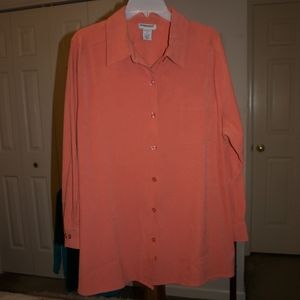 Big Shirt Plus Size Faux Suede in Women